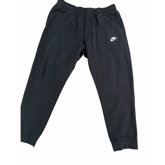 Nike Other - Nike Sportswear Club Fleece Joggers Mens XL Black Sweatpants